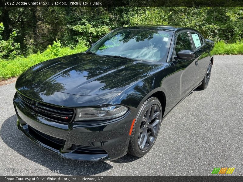 Pitch Black / Black 2022 Dodge Charger SXT Blacktop