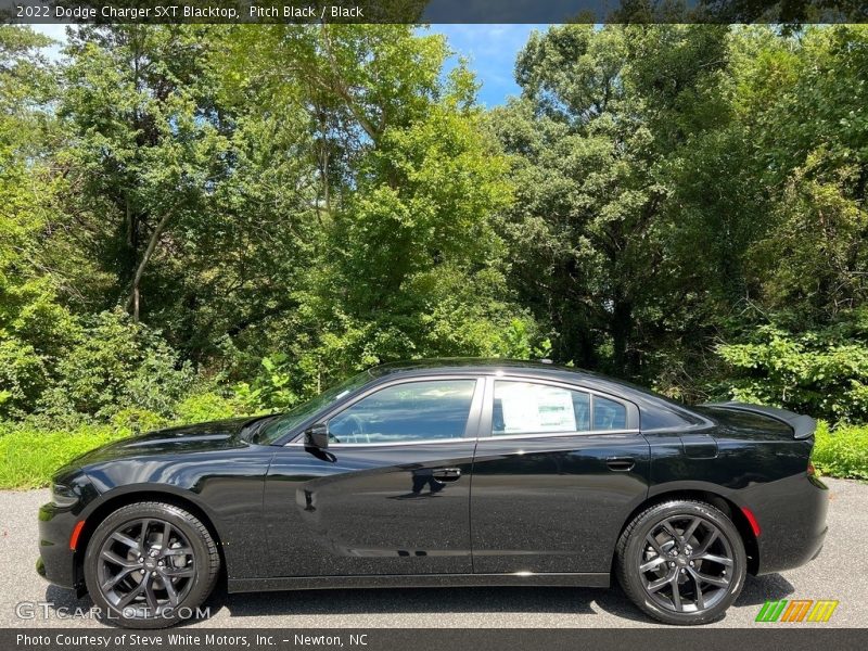 Pitch Black / Black 2022 Dodge Charger SXT Blacktop