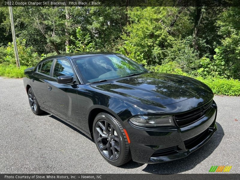 Pitch Black / Black 2022 Dodge Charger SXT Blacktop