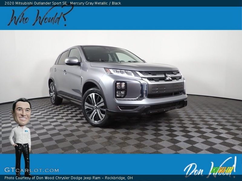 Mercury Gray Metallic / Black 2020 Mitsubishi Outlander Sport SE