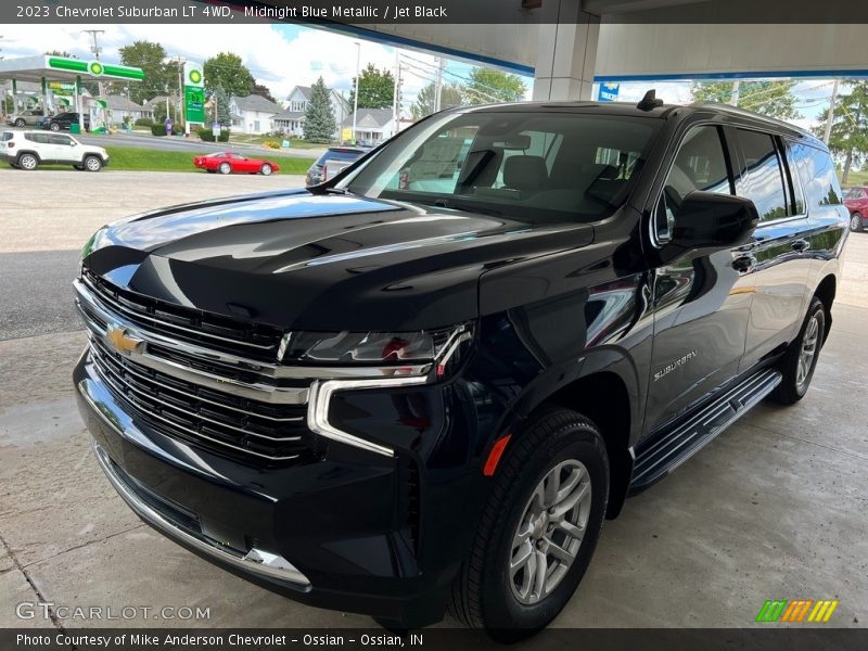 Midnight Blue Metallic / Jet Black 2023 Chevrolet Suburban LT 4WD