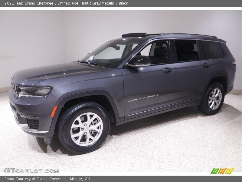 Baltic Gray Metallic / Black 2021 Jeep Grand Cherokee L Limited 4x4