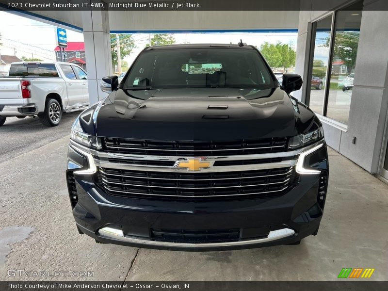 Midnight Blue Metallic / Jet Black 2023 Chevrolet Suburban LT 4WD