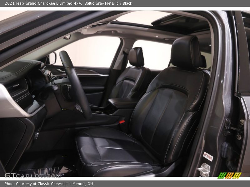 Baltic Gray Metallic / Black 2021 Jeep Grand Cherokee L Limited 4x4
