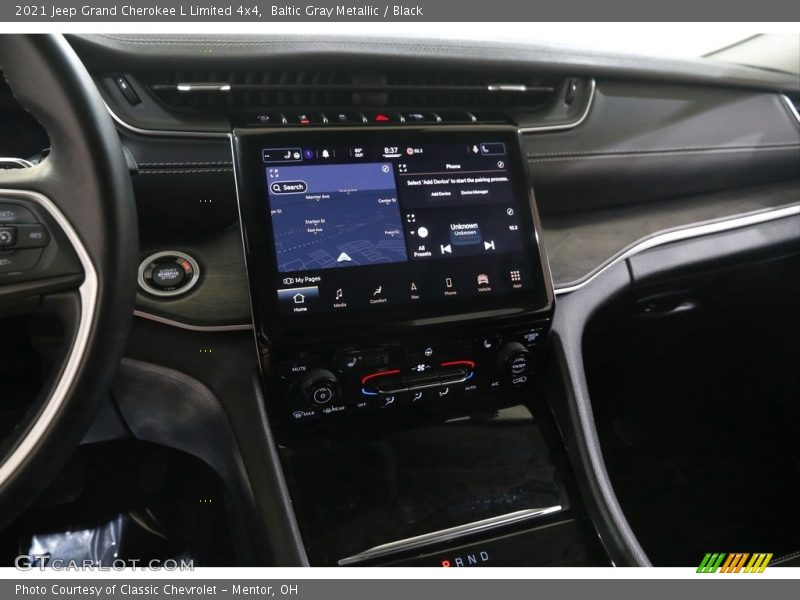 Baltic Gray Metallic / Black 2021 Jeep Grand Cherokee L Limited 4x4