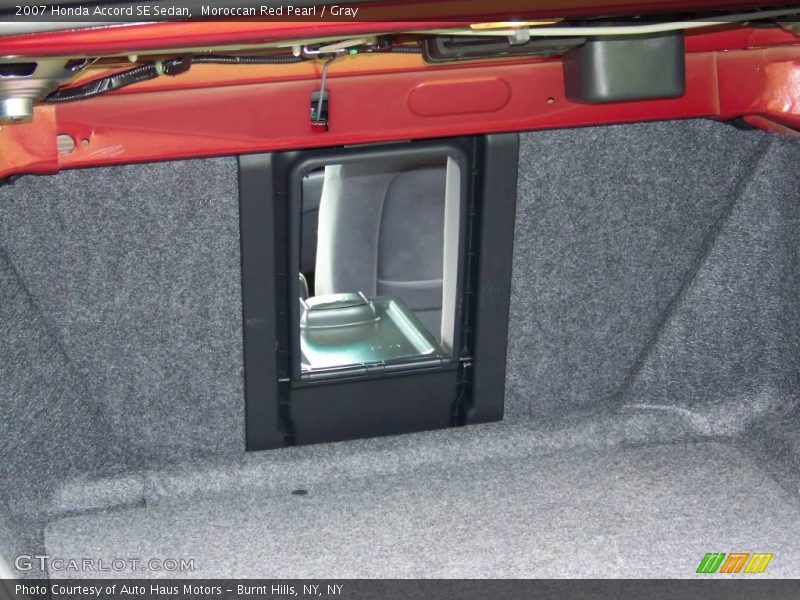 Moroccan Red Pearl / Gray 2007 Honda Accord SE Sedan