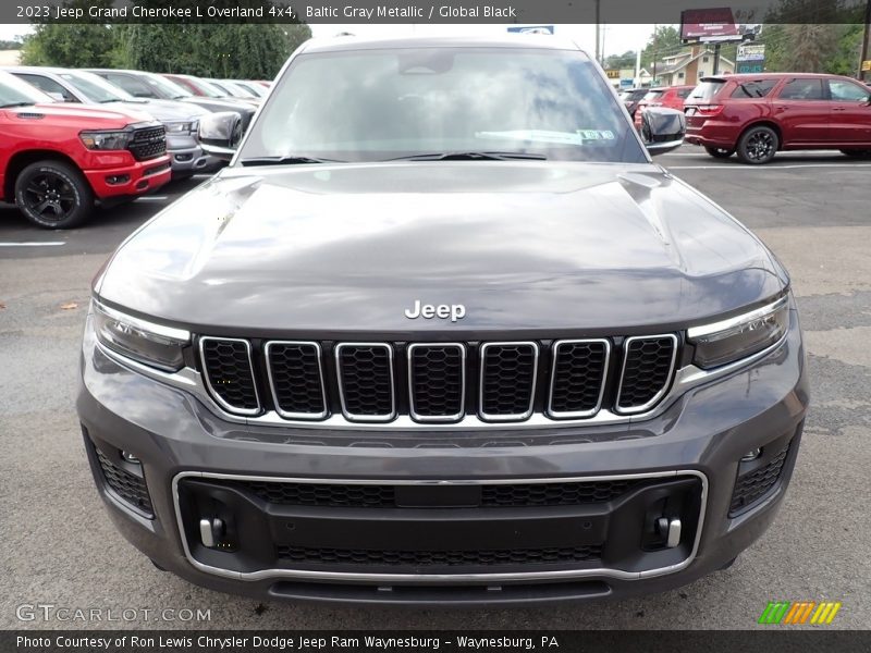 Baltic Gray Metallic / Global Black 2023 Jeep Grand Cherokee L Overland 4x4