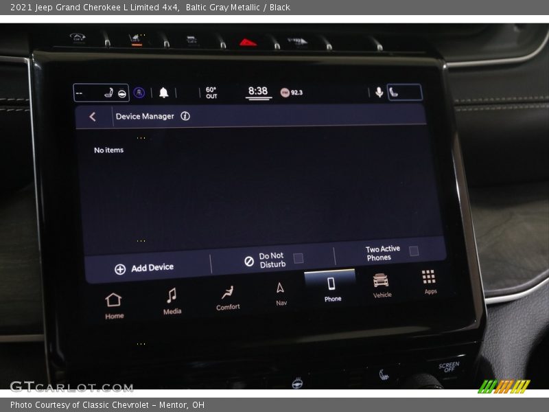 Baltic Gray Metallic / Black 2021 Jeep Grand Cherokee L Limited 4x4