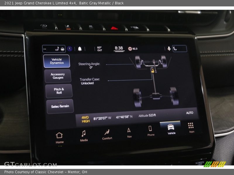 Baltic Gray Metallic / Black 2021 Jeep Grand Cherokee L Limited 4x4