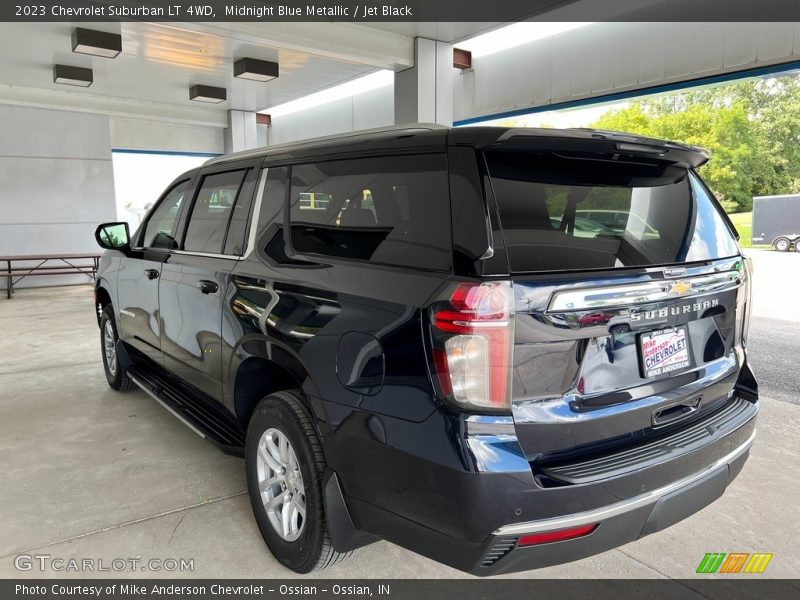 Midnight Blue Metallic / Jet Black 2023 Chevrolet Suburban LT 4WD