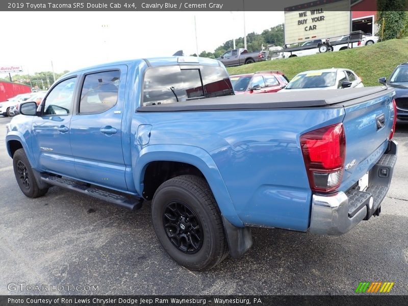 Cavalry Blue / Cement Gray 2019 Toyota Tacoma SR5 Double Cab 4x4