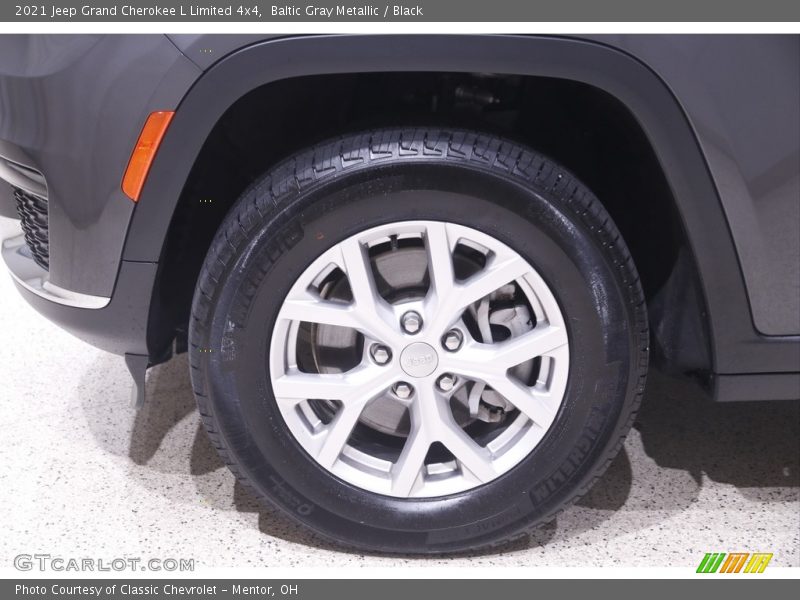 Baltic Gray Metallic / Black 2021 Jeep Grand Cherokee L Limited 4x4