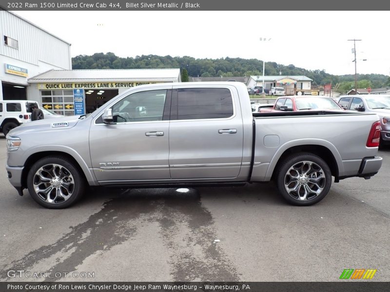 Billet Silver Metallic / Black 2022 Ram 1500 Limited Crew Cab 4x4
