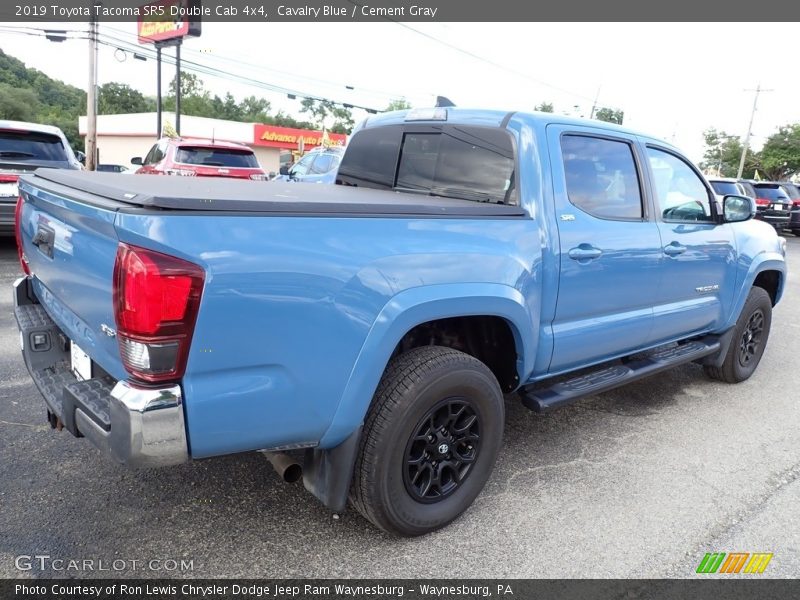 Cavalry Blue / Cement Gray 2019 Toyota Tacoma SR5 Double Cab 4x4