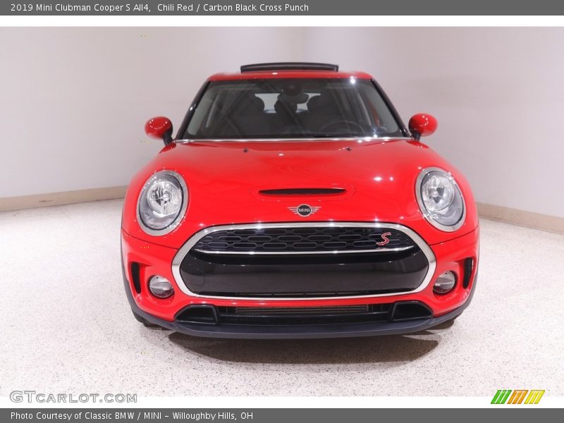 Chili Red / Carbon Black Cross Punch 2019 Mini Clubman Cooper S All4