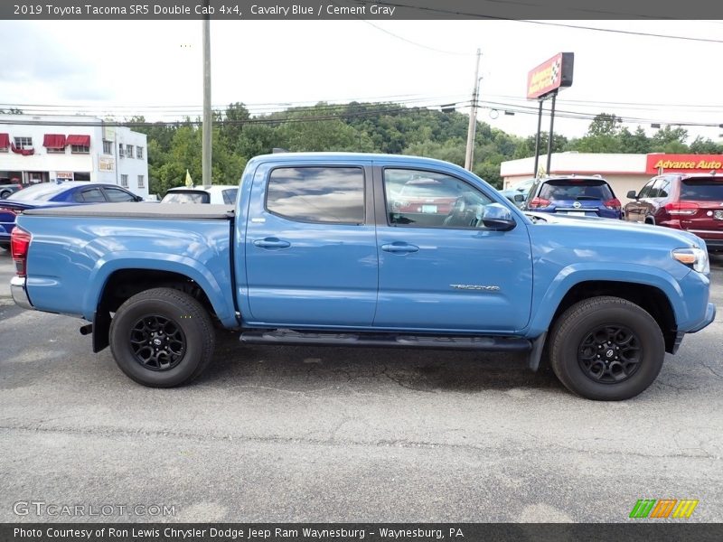 Cavalry Blue / Cement Gray 2019 Toyota Tacoma SR5 Double Cab 4x4