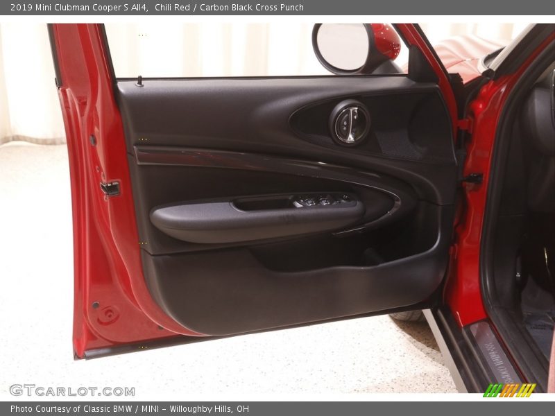 Chili Red / Carbon Black Cross Punch 2019 Mini Clubman Cooper S All4
