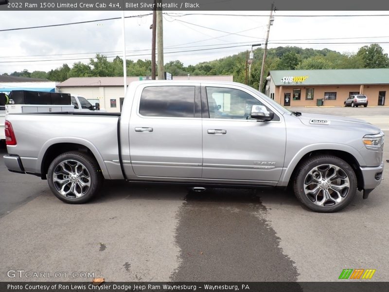 Billet Silver Metallic / Black 2022 Ram 1500 Limited Crew Cab 4x4
