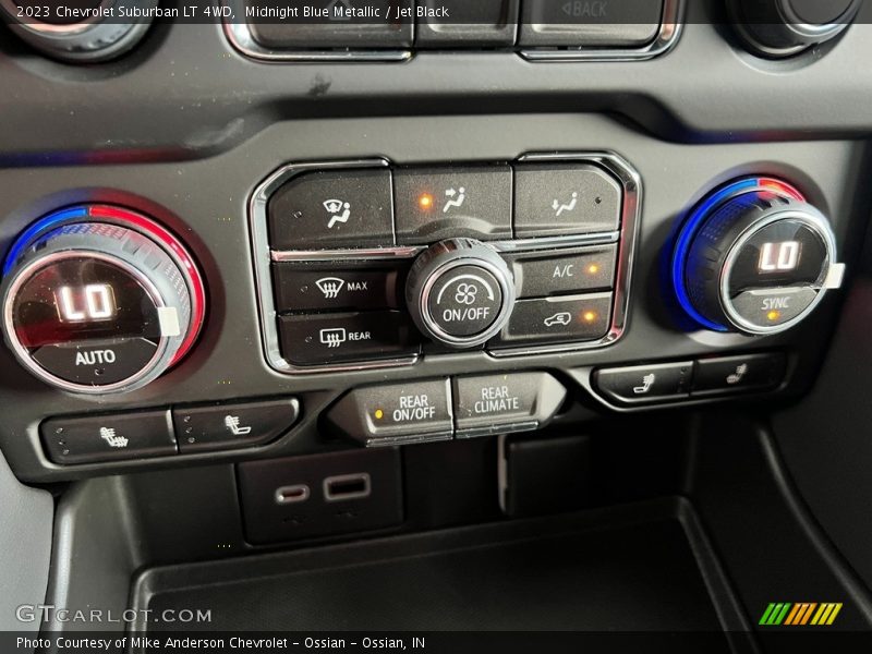 Controls of 2023 Suburban LT 4WD