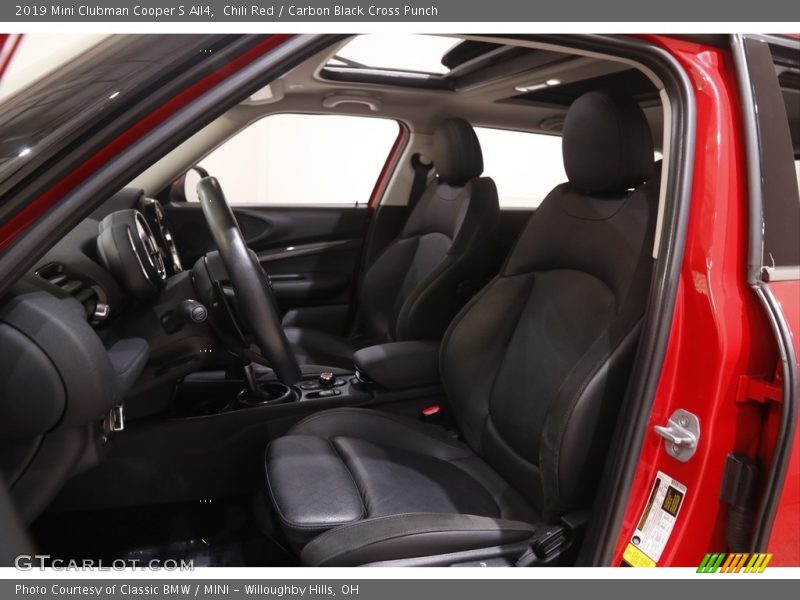 Chili Red / Carbon Black Cross Punch 2019 Mini Clubman Cooper S All4