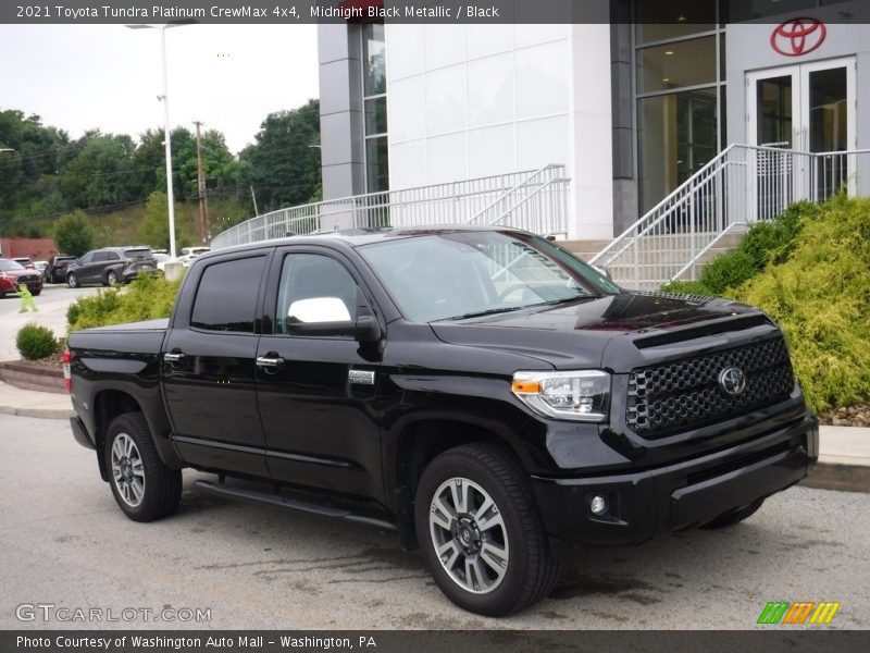 Midnight Black Metallic / Black 2021 Toyota Tundra Platinum CrewMax 4x4