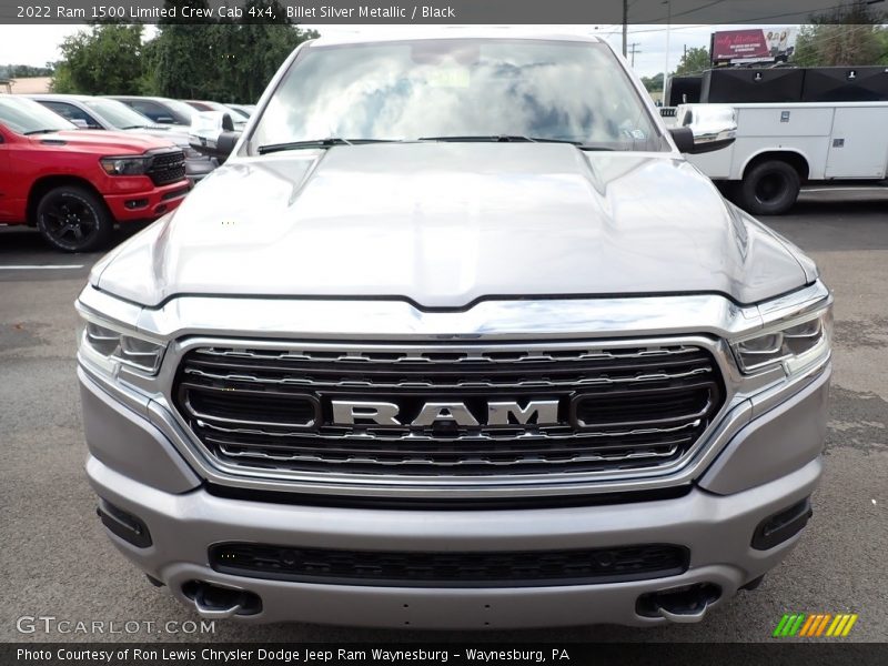 Billet Silver Metallic / Black 2022 Ram 1500 Limited Crew Cab 4x4