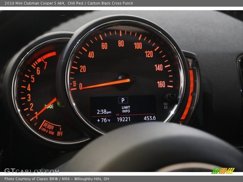 Chili Red / Carbon Black Cross Punch 2019 Mini Clubman Cooper S All4