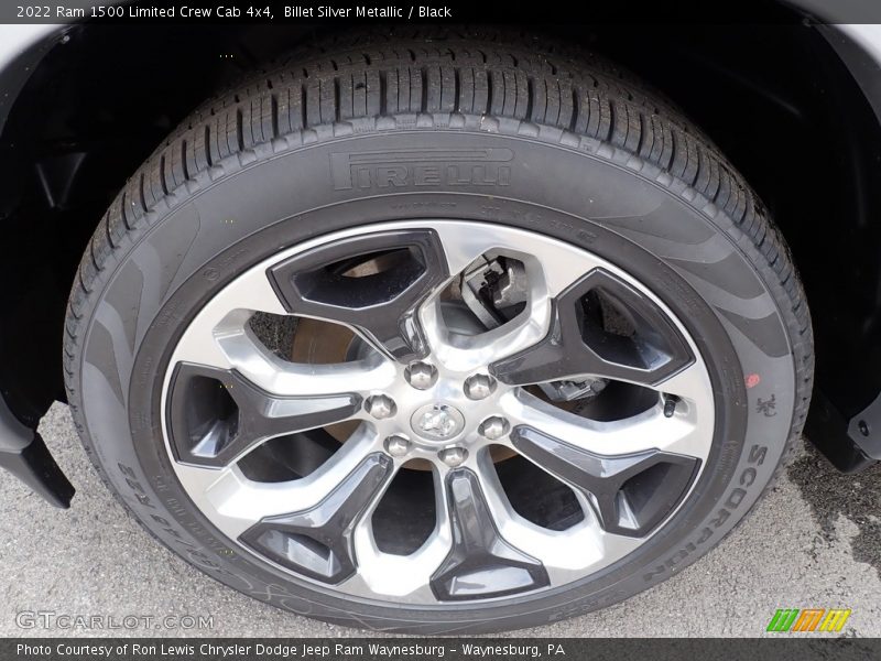 Billet Silver Metallic / Black 2022 Ram 1500 Limited Crew Cab 4x4