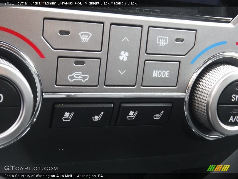 Midnight Black Metallic / Black 2021 Toyota Tundra Platinum CrewMax 4x4