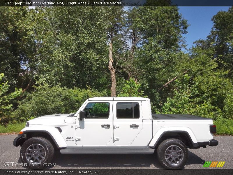 Bright White / Black/Dark Saddle 2020 Jeep Gladiator Overland 4x4