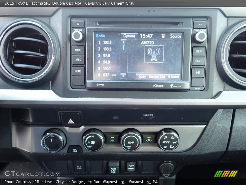 Controls of 2019 Tacoma SR5 Double Cab 4x4