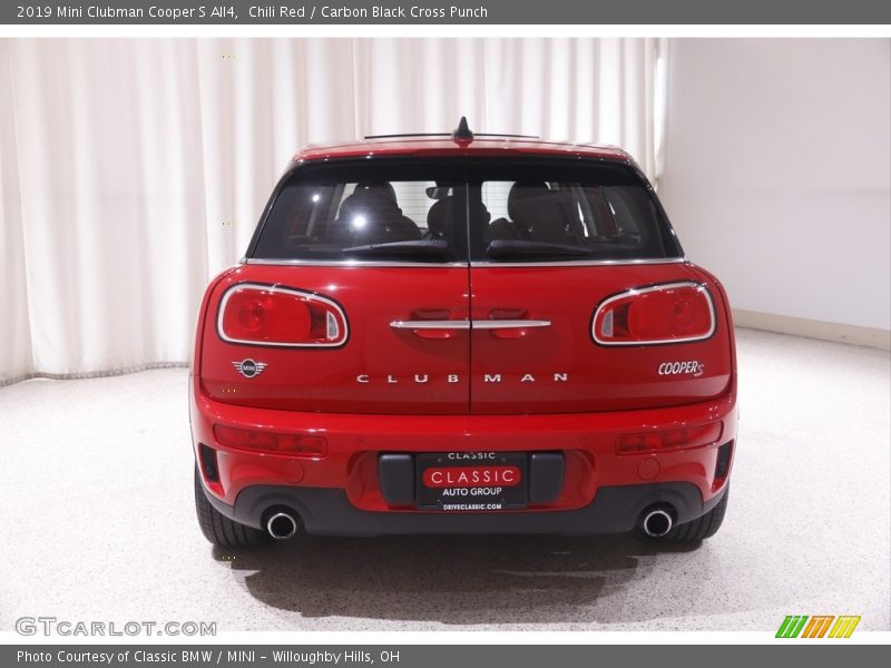 Chili Red / Carbon Black Cross Punch 2019 Mini Clubman Cooper S All4