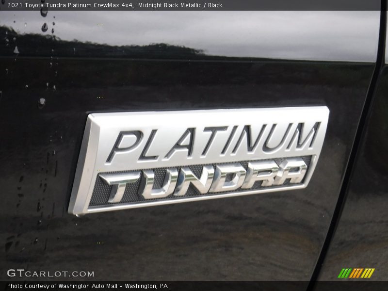 Midnight Black Metallic / Black 2021 Toyota Tundra Platinum CrewMax 4x4