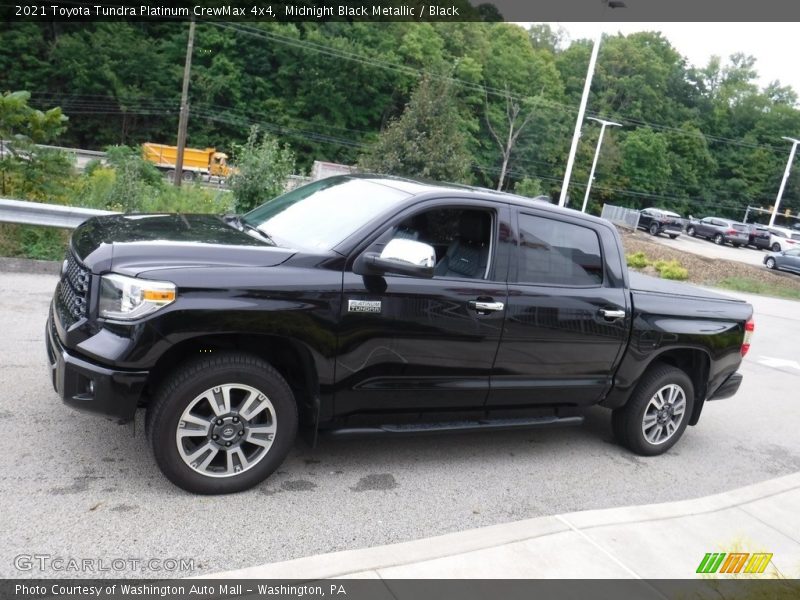 Midnight Black Metallic / Black 2021 Toyota Tundra Platinum CrewMax 4x4