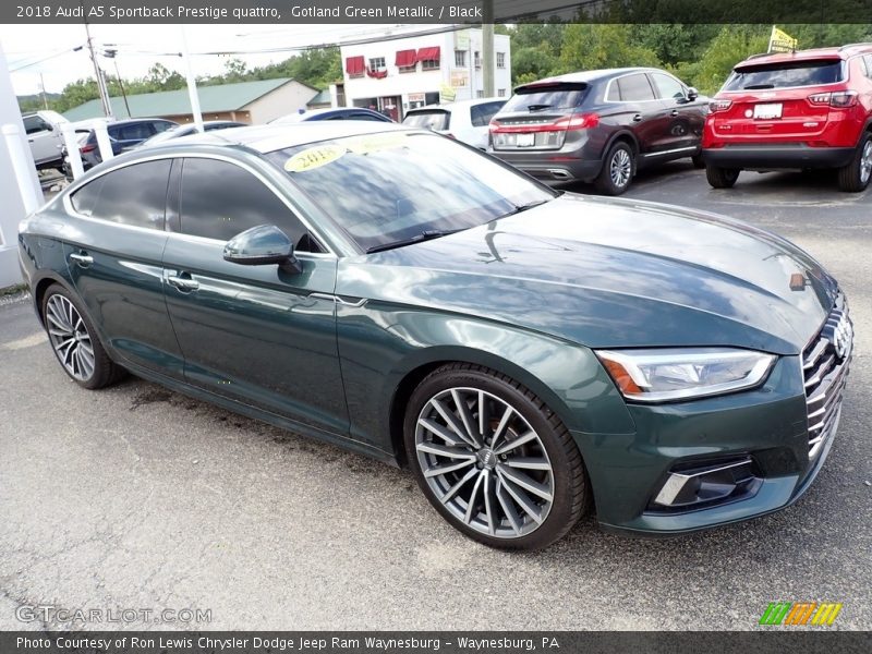 Front 3/4 View of 2018 A5 Sportback Prestige quattro