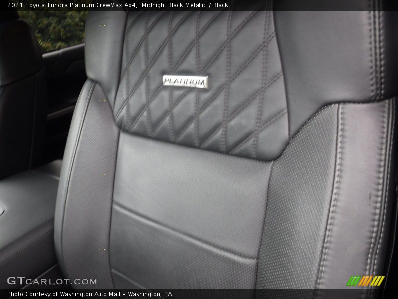 Midnight Black Metallic / Black 2021 Toyota Tundra Platinum CrewMax 4x4