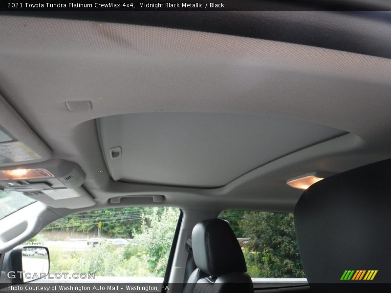 Midnight Black Metallic / Black 2021 Toyota Tundra Platinum CrewMax 4x4