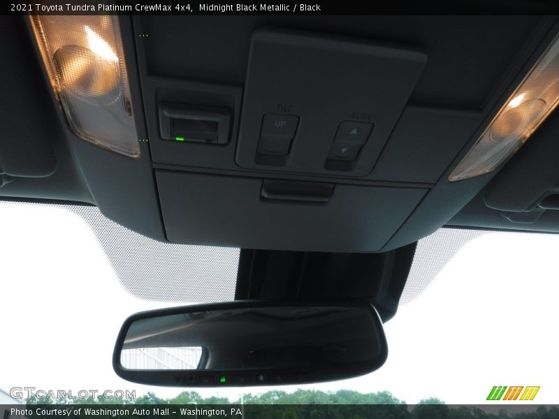 Midnight Black Metallic / Black 2021 Toyota Tundra Platinum CrewMax 4x4