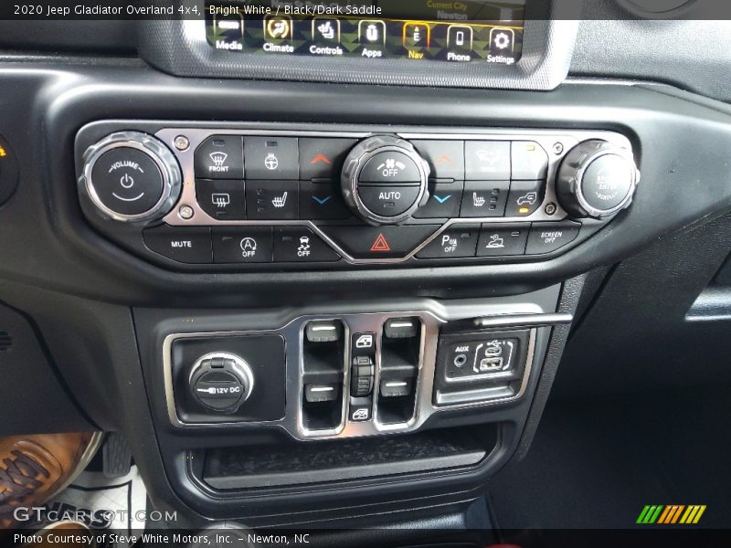 Bright White / Black/Dark Saddle 2020 Jeep Gladiator Overland 4x4