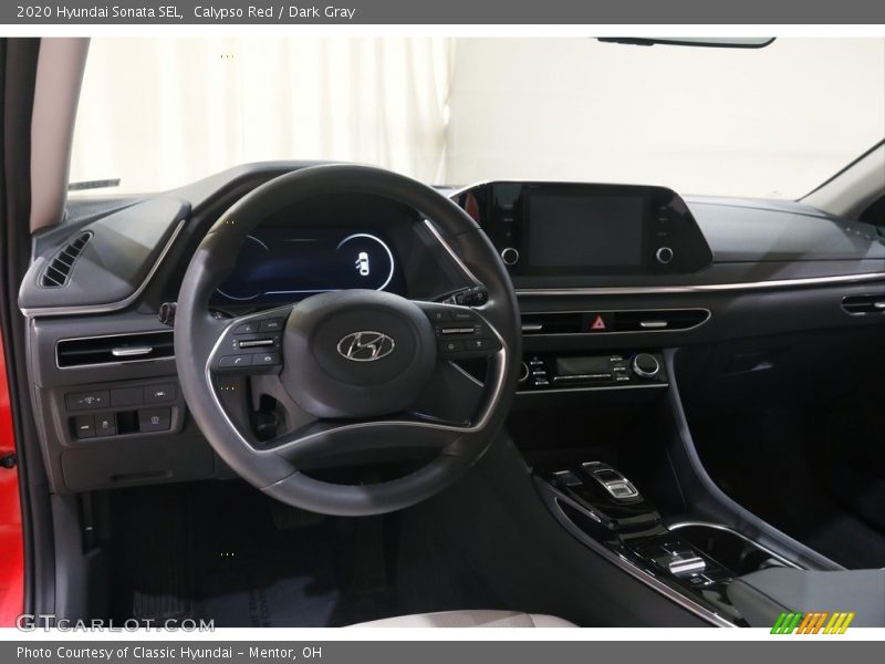 Calypso Red / Dark Gray 2020 Hyundai Sonata SEL