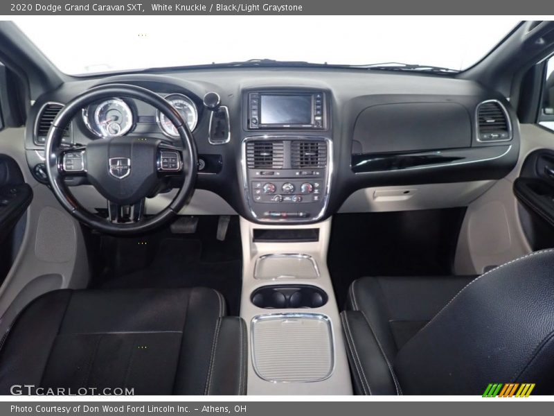 White Knuckle / Black/Light Graystone 2020 Dodge Grand Caravan SXT