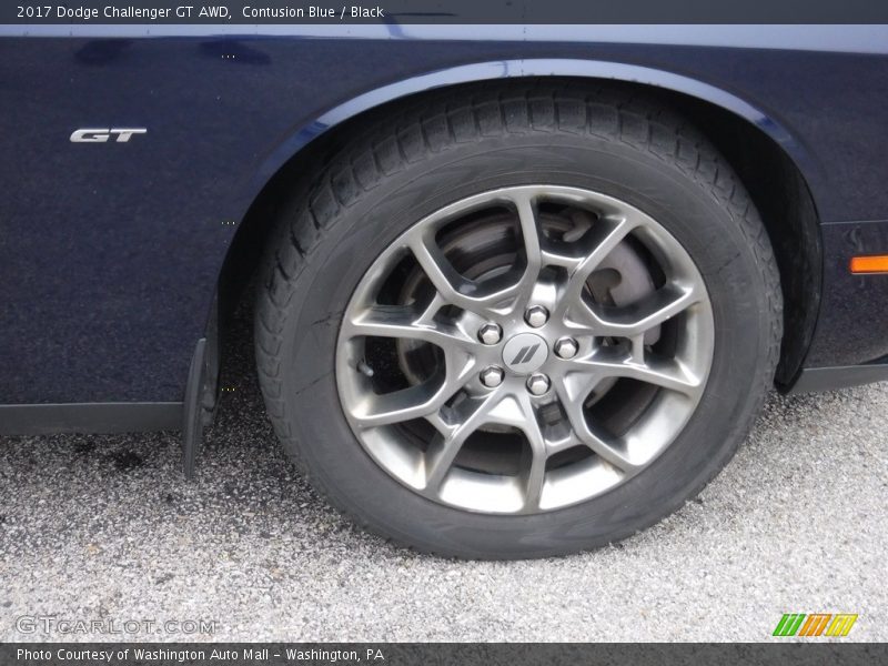 Contusion Blue / Black 2017 Dodge Challenger GT AWD
