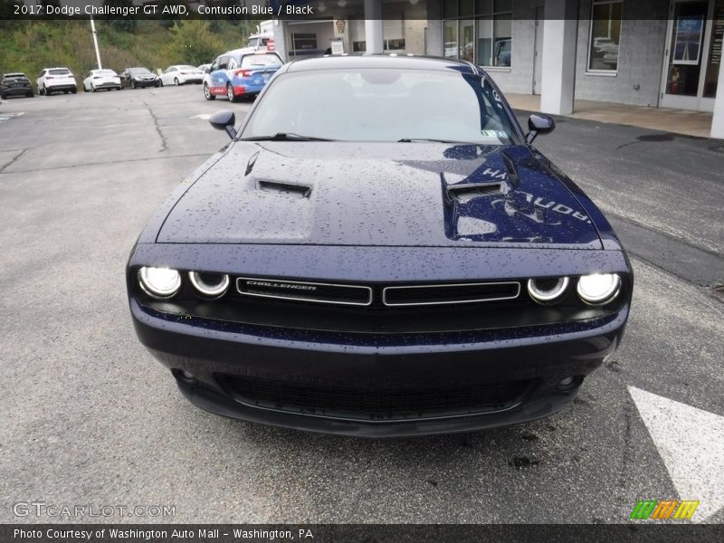 Contusion Blue / Black 2017 Dodge Challenger GT AWD