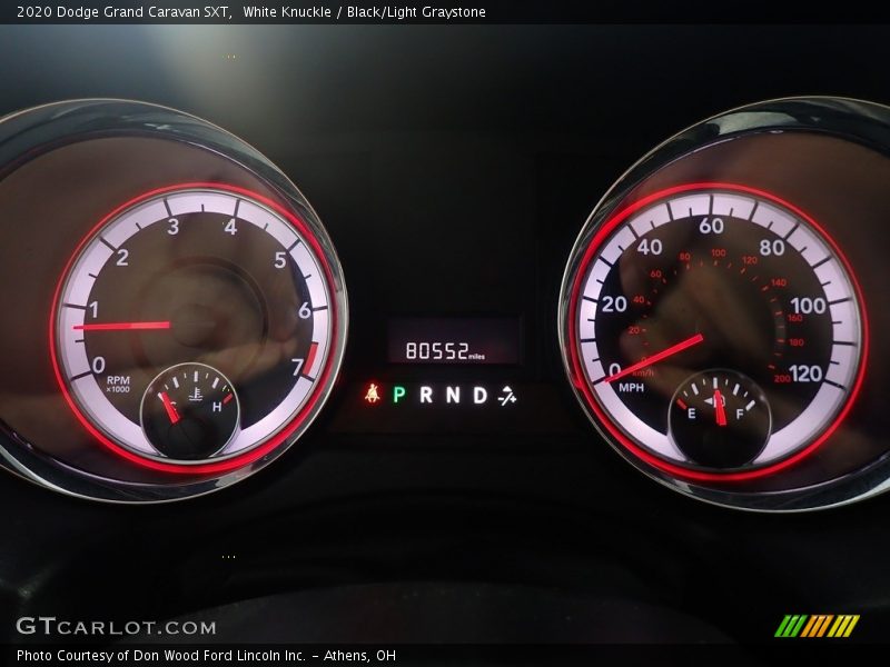 White Knuckle / Black/Light Graystone 2020 Dodge Grand Caravan SXT