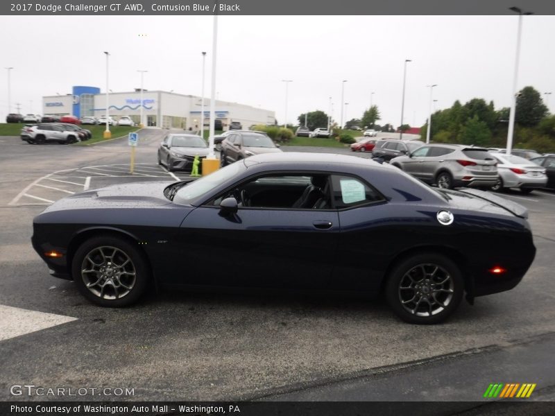 Contusion Blue / Black 2017 Dodge Challenger GT AWD