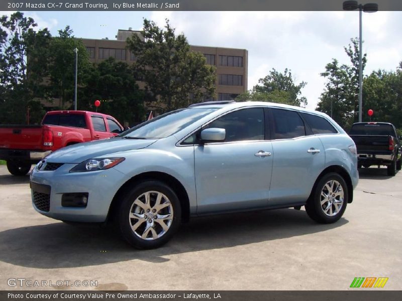 Icy Blue Metallic / Sand 2007 Mazda CX-7 Grand Touring