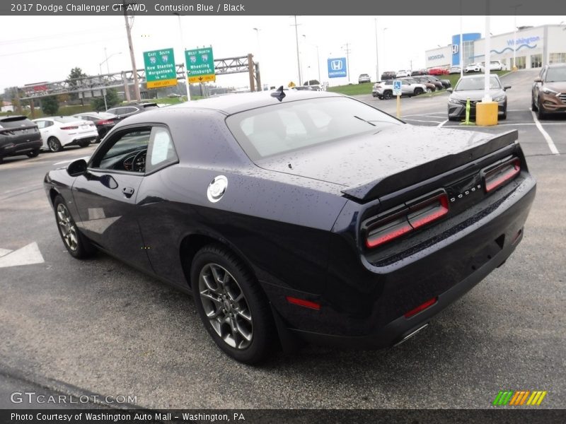 Contusion Blue / Black 2017 Dodge Challenger GT AWD