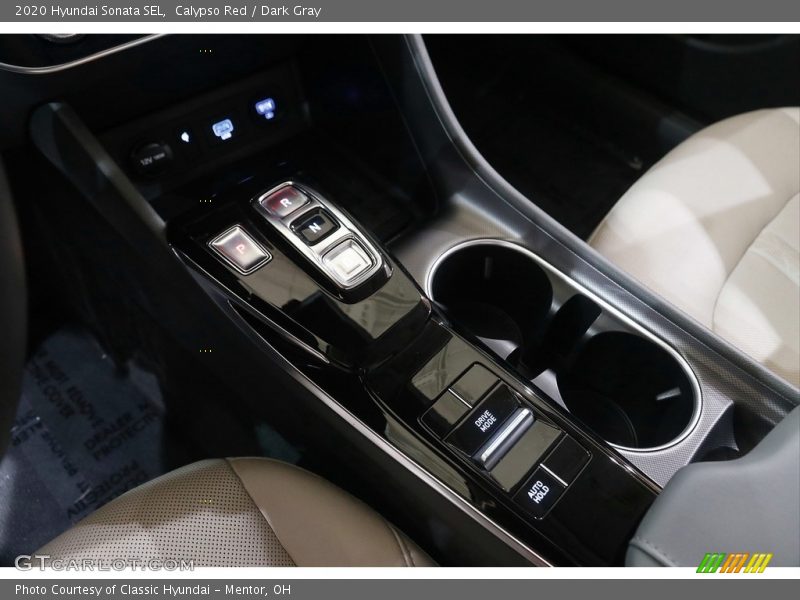Calypso Red / Dark Gray 2020 Hyundai Sonata SEL