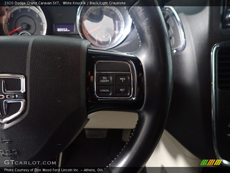 White Knuckle / Black/Light Graystone 2020 Dodge Grand Caravan SXT