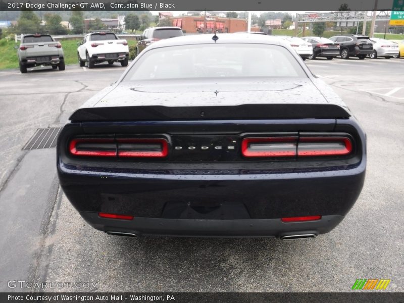 Contusion Blue / Black 2017 Dodge Challenger GT AWD